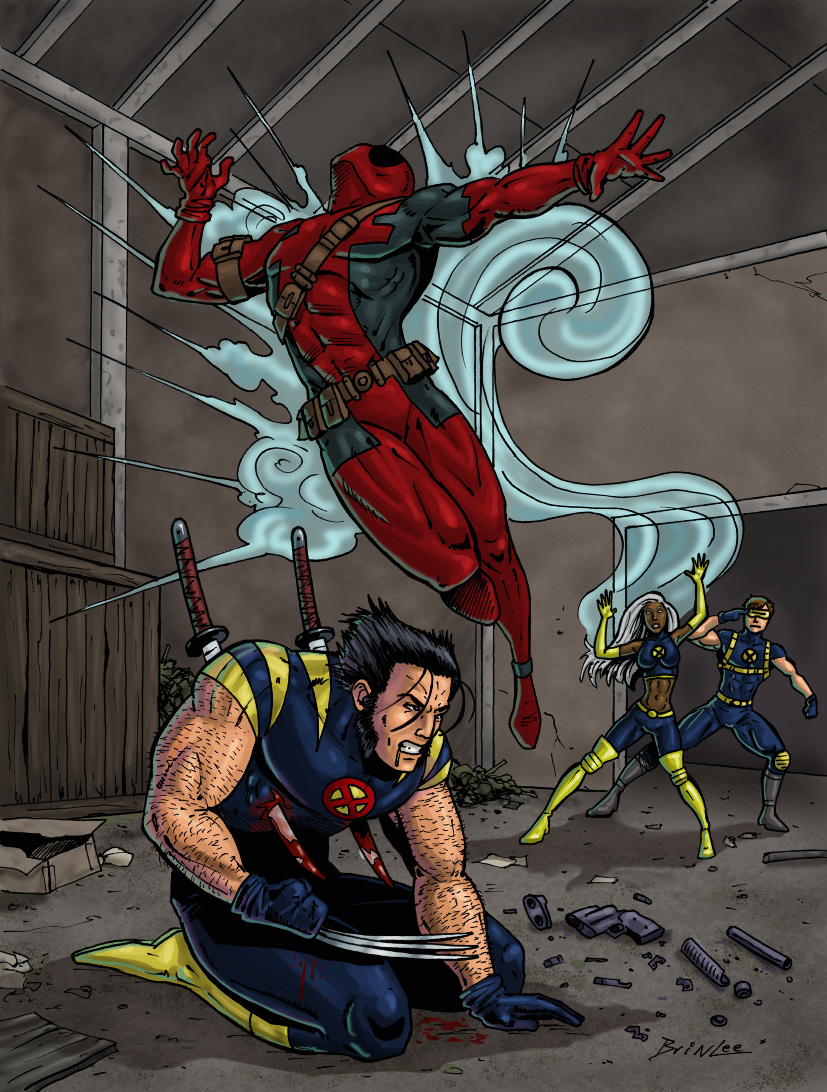 X-men Supreme Issue 37: Deadpool Part 2 Panel 1